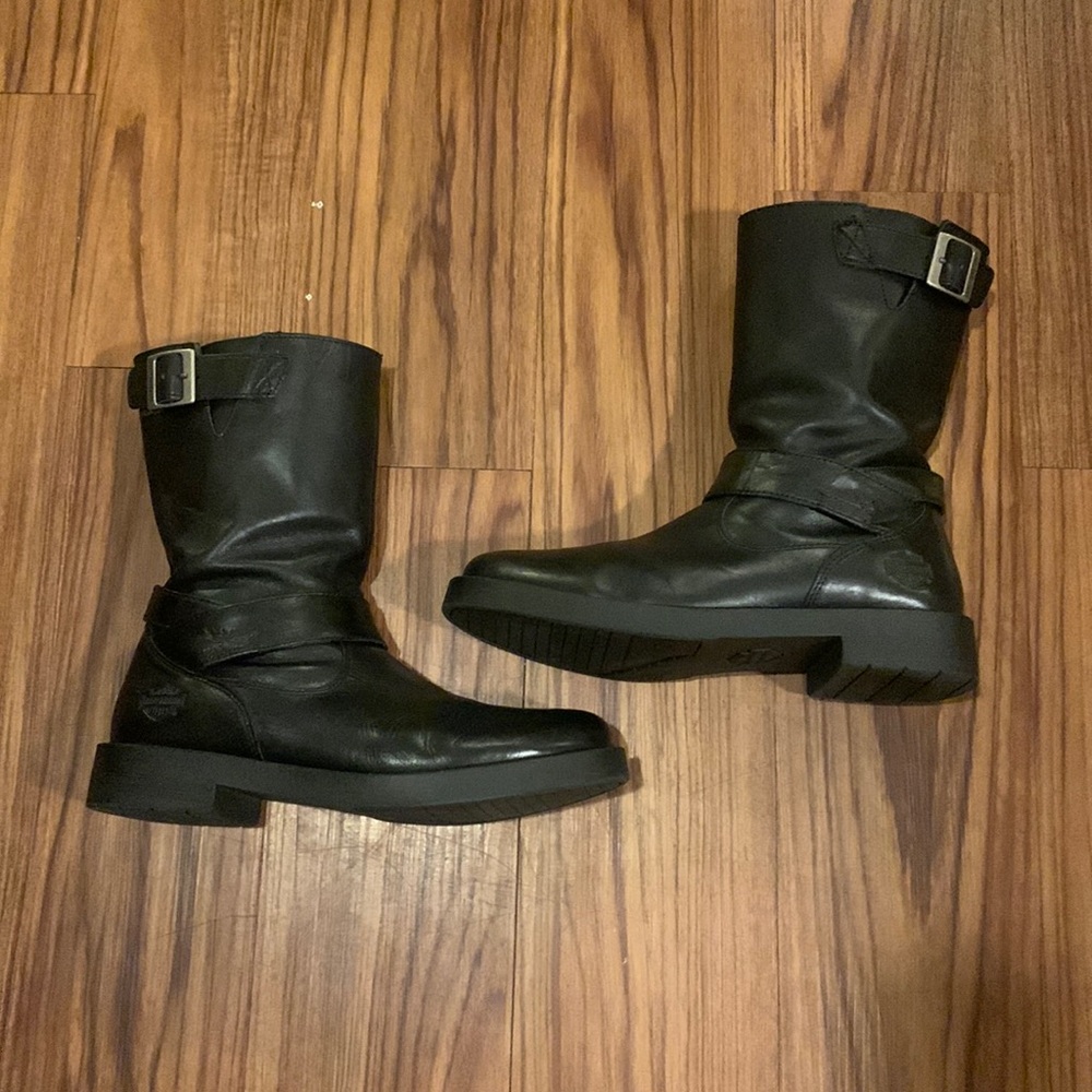 Harley leather boot